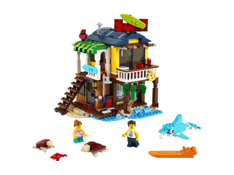 LEGO Creator 31118 Пляжный домик серферов, конструктор ЛЕГО - фото 3 - id-p86821781