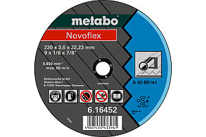 Диск Metabo NOVOFLEX 180X6,0X22,23, СТАЛЬ, SF 27