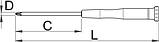 Отвёртка крестовая PZ для точной механики - 625E UNIOR, фото 2