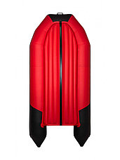Лодка Таймень NX 3400 НДНД PRO красный/черный, фото 2