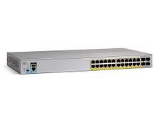КОММУТАТОР CISCO CATALYST 2960L, 24XGE (POE), 4XSFP+, LAN LITE [WS-C2960L-24PQ-LL]