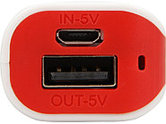 Портативное зарядное устройство (power bank) Basis, 2000 mAh, красный, фото 3