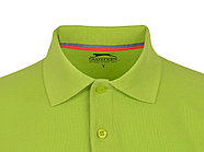 Рубашка поло Point мужская с длинным рукавом, зеленое яблоко, фото 3