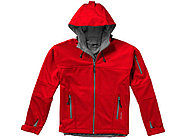Куртка софтшел Match мужская, красный/серый, фото 5