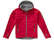 Куртка софтшел Match мужская, красный/серый, фото 3
