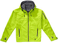 Куртка софтшел Match мужская, св.зеленый/серый, фото 5