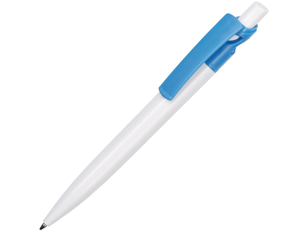 Шариковая ручка Maxx White, белый/голубой