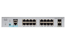 КОММУТАТОР CISCO CATALYST, 16 X GE (POE), 2 X 1G SFP, LAN LITE [WS-C2960L-16PS-LL]