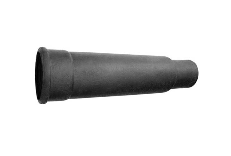 Чугунный канализационный компенсационный патрубок Dу 100 370х80 мм - фото 1 - id-p84276899