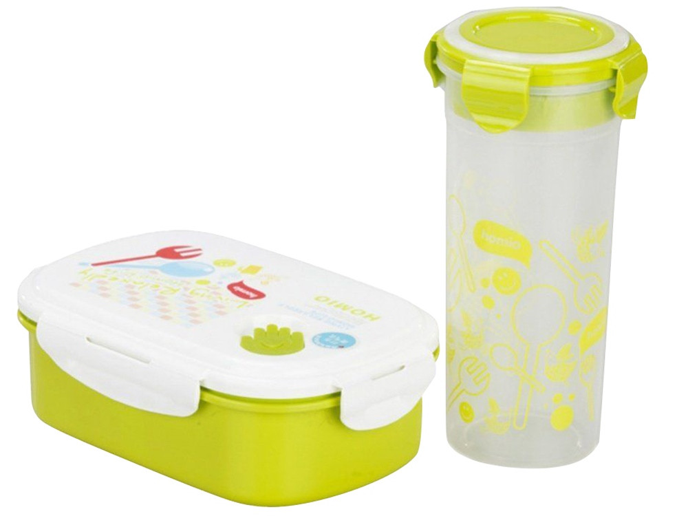 Набор детский (ланч-бокс+бутылка) BENTO KIDS