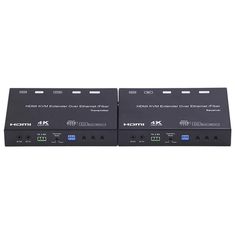 SX-EX37-RX 4K HDMI+USB KVM бұралған жұп кабель/оптика (қабылдағыш) арқылы ұзартқыш сым - фото 1 - id-p86854745