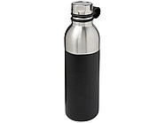 Медная спортивная бутылка с вакуумной изоляцией Koln объемом 590 мл, черный, фото 2
