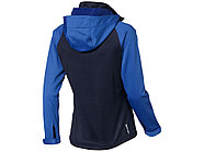 Куртка софтшел Сhallenger женская, темно-синий/небесно-голубой, фото 3