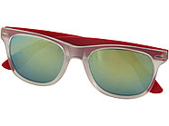 Солнцезащитные очки Sun Ray - зеркальные, красный, фото 3