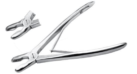 Щипцы-кусачки костные с круглыми губками прямые (Щ-59)