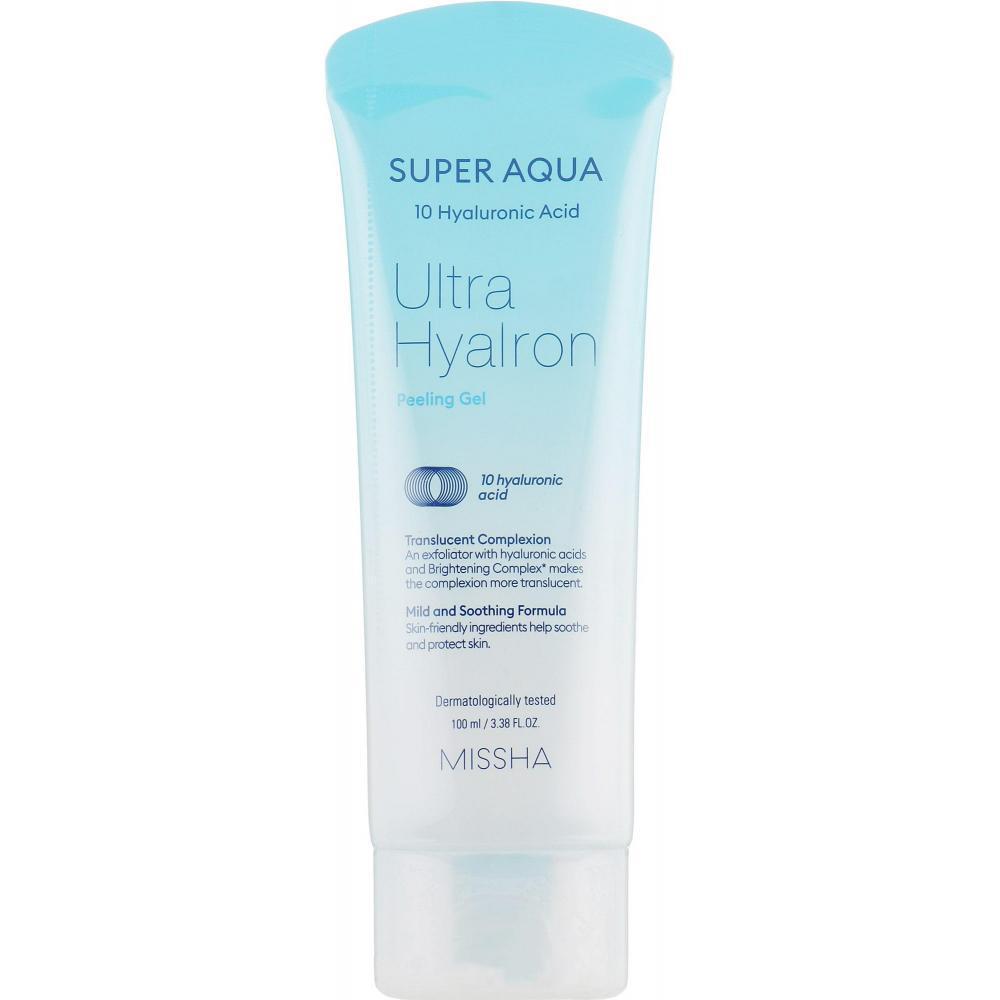 Пилинг-гель для очищения кожи с гиалуроновой кислотой Missha Super Aqua Ultra Hyalron Peeling Gel 100 мл