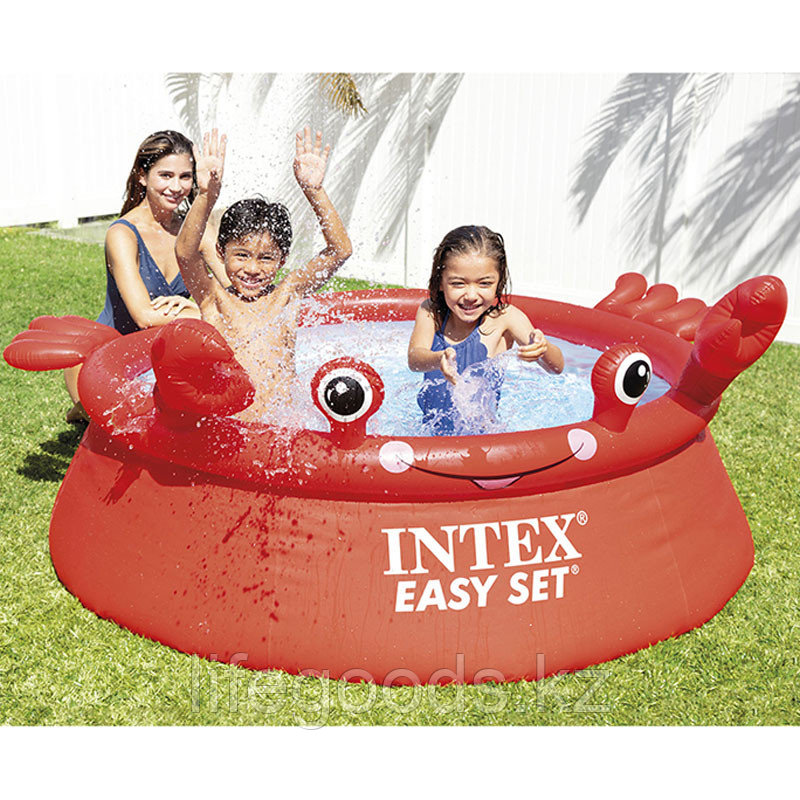 Детский надувной бассейн Crab Easy Set 183х51 см, Intex 26100 - фото 1 - id-p86864133