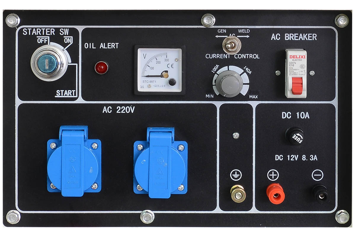 ДИЗЕЛЬНЫЙ СВАРОЧНЫЙ ГЕНЕРАТОР В КОЖУХЕ TSS DGW-200ES - фото 4 - id-p86882660