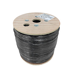 Shelbi SLC-OUP5E04-9005 Кабель Внешней прокладки U/UTP, кат.5E 4х2х24AWG solid, LDPE, 305м, чер.