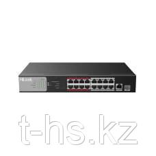 HiLook NS-0318P-130 Неуправляемый коммутатор PoE с 16 портами Fast Ethernet