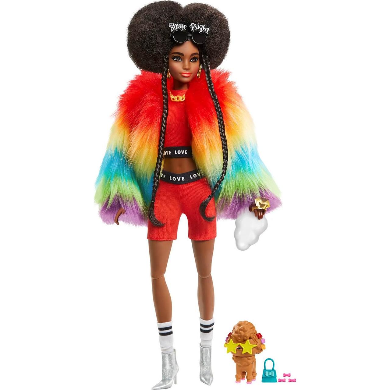 Кукла Barbie Экстра в радужном пальто - фото 2 - id-p86883709