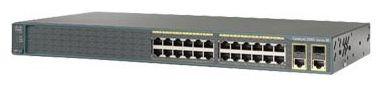 КОММУТАТОР CISCO CATALYST, 24 X FE (8 POE), 2 X GE/SFP, LAN LITE [WS-C2960+24LC-S]