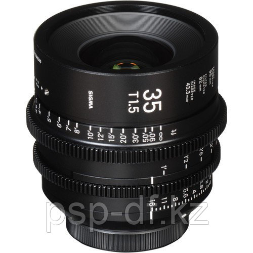 Объектив Sigma 35mm T1.5 FF High-Speed Prime (EF Mount, Meters)