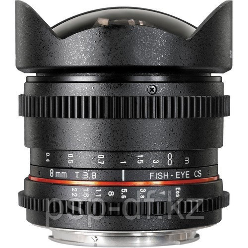 Объектив Samyang 8mm T3.8 AS IF UMC Fish-eye CS II VDSLR Canon EF - фото 1 - id-p30628891