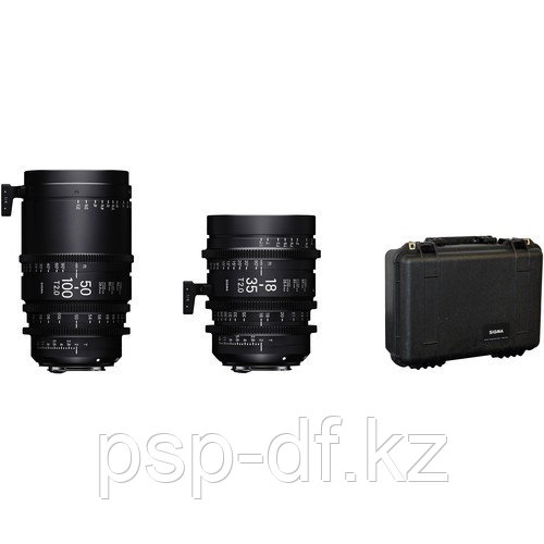 Объективы Sigma 18-35mm & 50-100mm T2 High-Speed Zoom Kit (Canon PL-Mount, Metric)