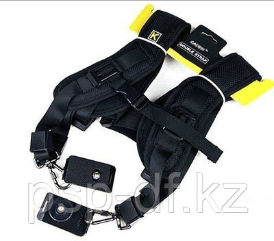 Плечевой ремень Professional Double Shoulder Belt Strap for 2 cameras SLR DSLR