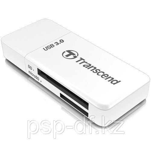 Картридер Transcend RDF5 USB 3.1 SDHC / SDXC / microSDHC/SDXC Memory Card Reader - фото 1 - id-p30880097