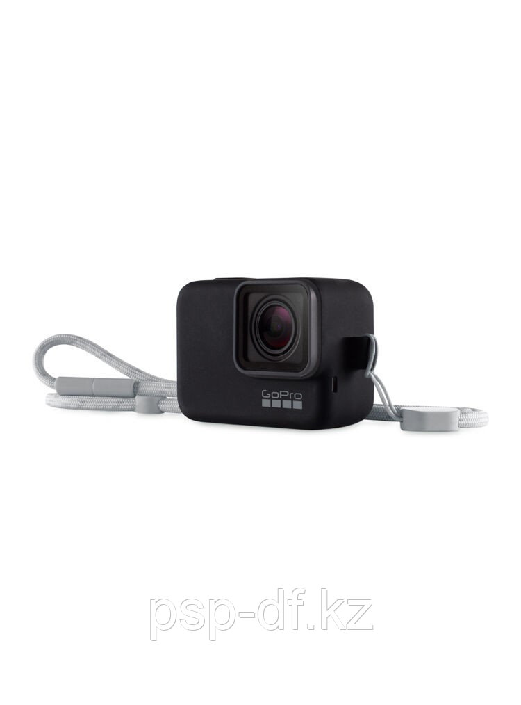 Силиконовый чехол с ремешком GoPro Sleeve + Lanyard для HERO 5, 6, 7 - фото 1 - id-p80155324
