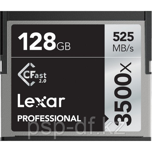 Карта памяти Lexar 128GB Professional 3500x CFast 2.0 - фото 1 - id-p6469584