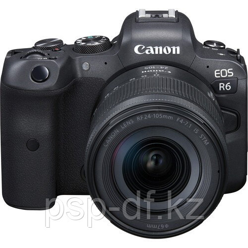 Фотоаппарат Canon EOS R6 kit RF 24-105mm f/4-7.1 IS STM - фото 1 - id-p80630883
