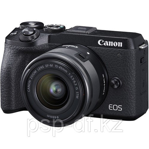 Фотоаппарат Canon EOS M6 Mark II kit EF-M 15-45mm + видоискатель EVF-DC2
