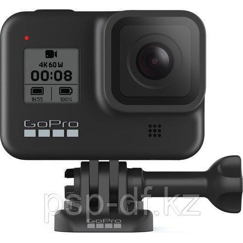 Экшн камера GoPro HERO8 Black + доп. аккумулятор + GoPro Head Strap + QuickClip
