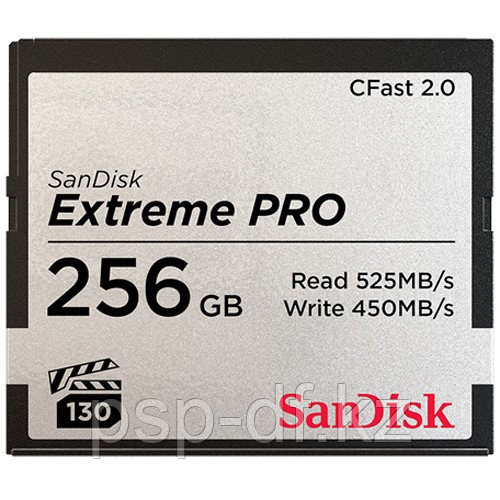 Карта памяти SanDisk 256GB Extreme PRO CFast 2.0