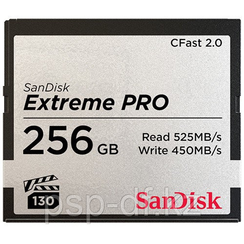 Карта памяти SanDisk 256GB Extreme PRO CFast 2.0 - фото 1 - id-p53307253