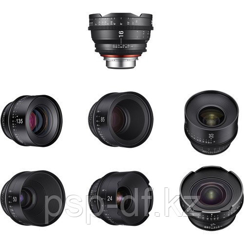 Объективы Samyang Xeen 14, 16, 24, 35, 50, 85 135mm Lens Kit Canon EF