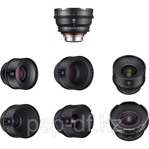 Объективы Samyang Xeen 14, 16, 24, 35, 50, 85 135mm Lens Kit Canon EF - фото 1 - id-p54013270