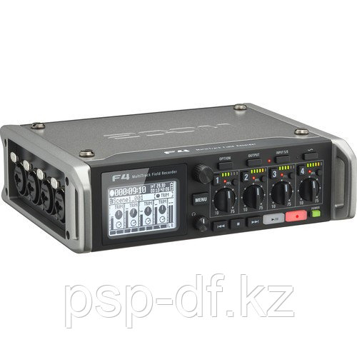 Рекордер Zoom F4 Multitrack Field Recorder с Timecode - 6 Inputs / 8 Tracks