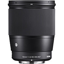 Объектив Sigma 16mm f/1.4 DC DN Contemporary для MFT