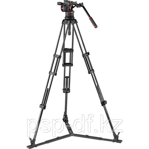 Штатив Manfrotto MVKN12TWINGC Nitrotech N12 Head & Carbon Fiber Twin Leg Video Tripod Kit