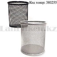 Настольная подставка для канцелярских товаров сетчатая металлическая в ассортименте
