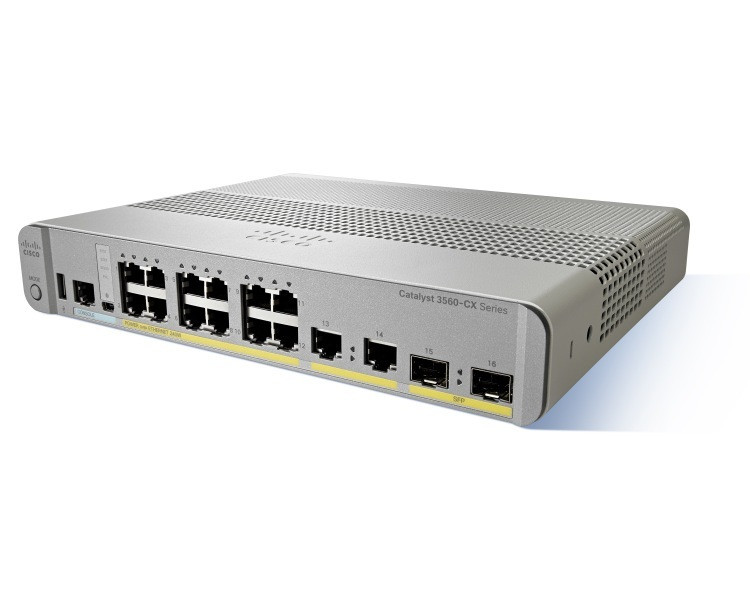 КОММУТАТОР CISCO CATALYST, 8 X GE, 2 X GE, 2 X SFP, IP BASE [WS-C3560CX-8TC-S]
