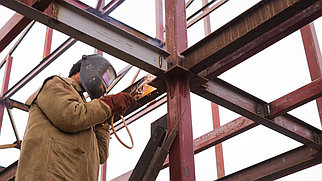 Монтаж металлоконструкции