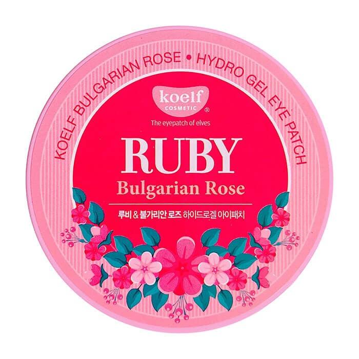 Патчи для глаз Koelf Ruby Bulgarian Rose Hydrogel Eye Patch