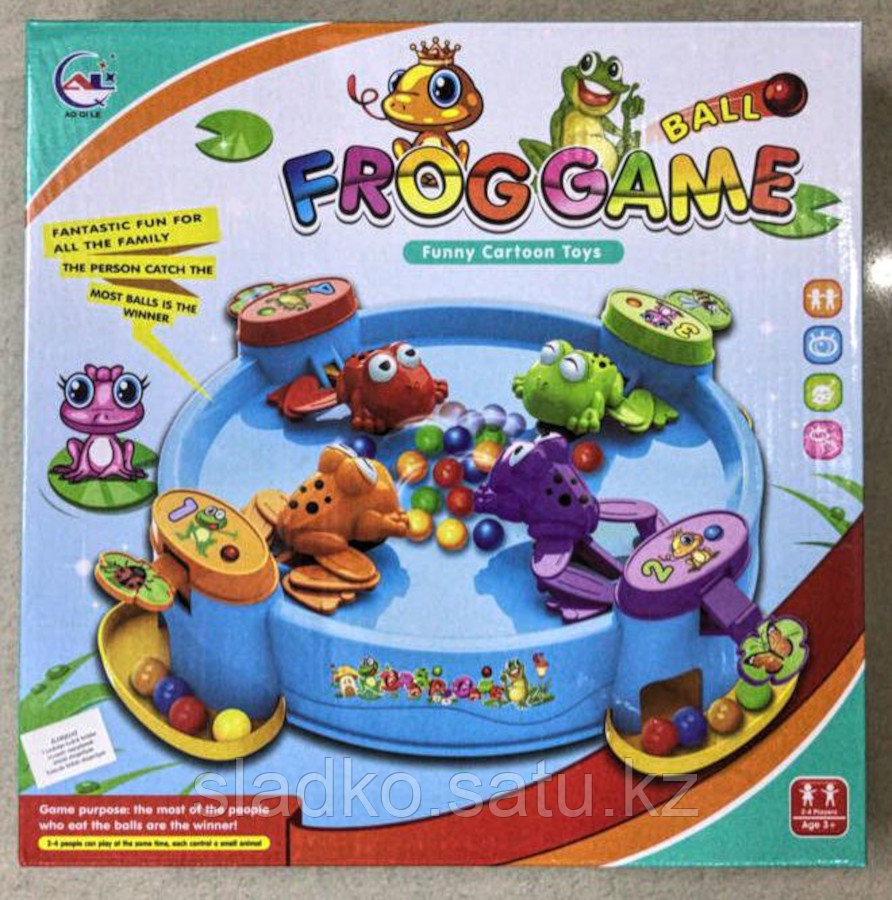 Настольная игра Голодные лягушки Frog game