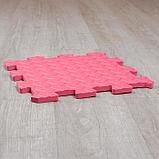 Развивающий коврик-пазл «Розовый» 30х30х1 см, фото 2