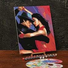 Картина по номерам на холсте с подрамником «Танго» 40х50 см
